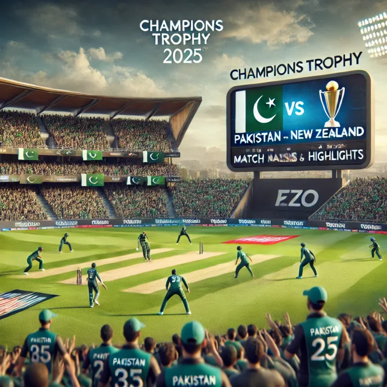 Champions Trophy 2025: Pakistan’s Defeat against New Zealand – What Went Wrong and What’s Next?