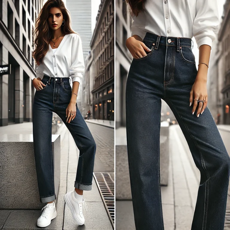 Dark-Wash Indigo Denim Trend 2025